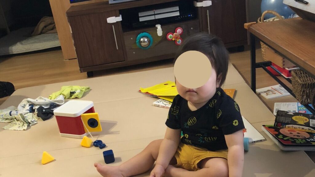 子どもに散らかされ放題の賃貸時代の部屋。